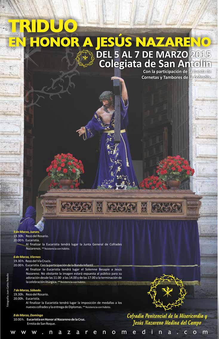 cofradia nazareno triduo 2015